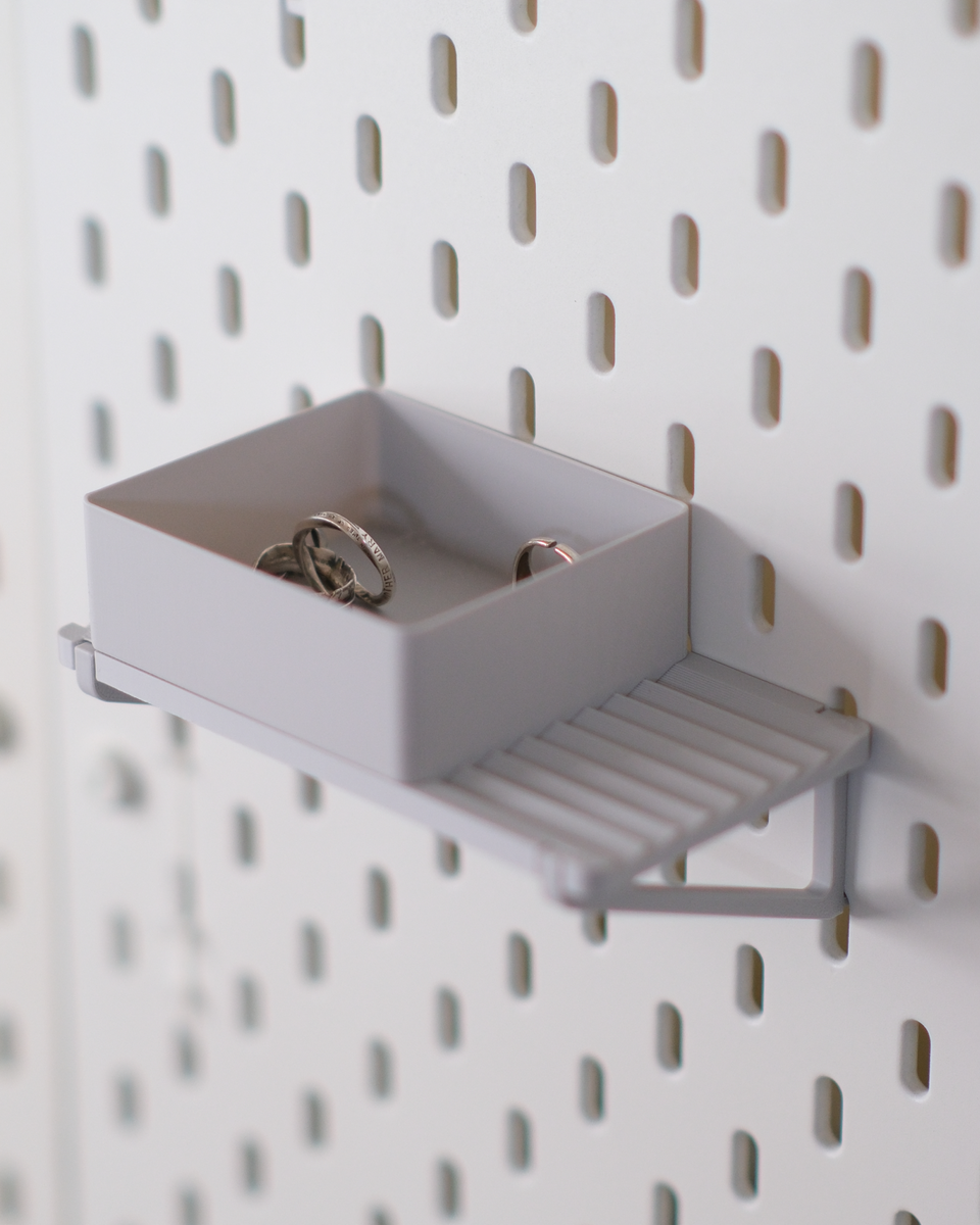 IKEA SKADIS Sliding Shelf with Organizer (Large) - thumbnail 4